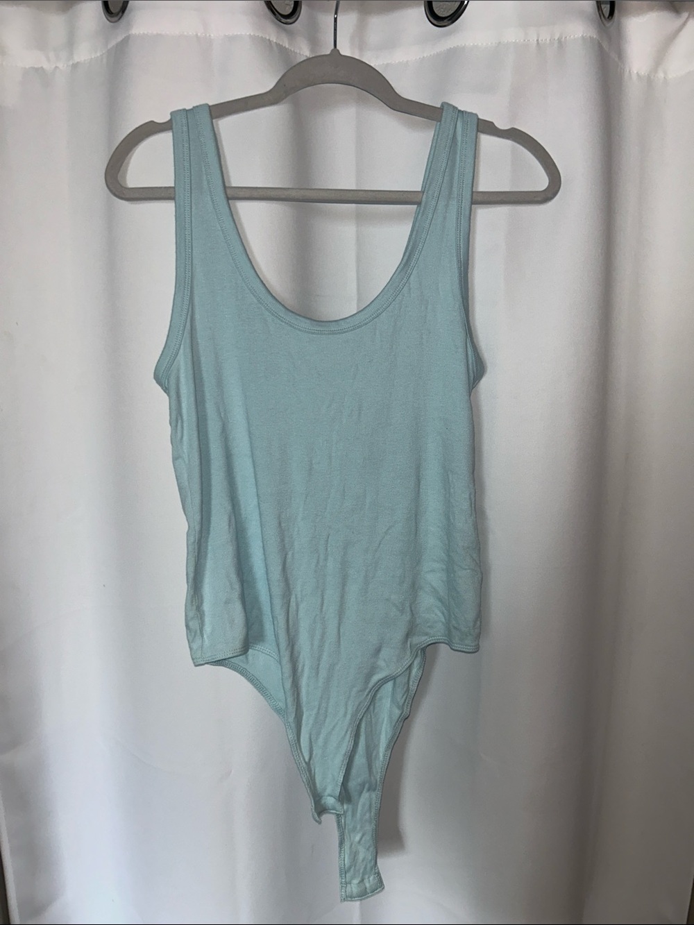 a new day Light Blue Scoop Neck Bodysuit